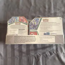 Pokemon Ex V-Tin + Window Tin Paldea legend Koraidon Miraidon 9 TCG Booster pack - Image 3