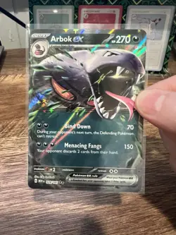 Arbok ex 024/165 Double Rare SV: Scarlet & Violet 151 Pokemon TCG NM - Image 2