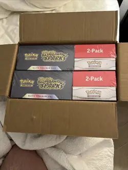 Pokemon Surging Sparks ETB + Booster Bundle, 2-pack ~ Costco Set FACTORY SEALED - Image 2