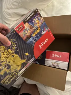 Pokemon Surging Sparks ETB + Booster Bundle, 2-pack ~ Costco Set FACTORY SEALED - Image 3