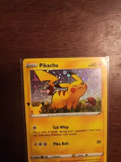 Pokemon Pikachu '21 General Mills 25th Anniversary Holo Promo SWSH039 NM - Image 3