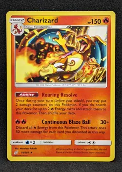 Charizard - 14/181 - Pokemon Team Up - Sun & Moon - Non-Holo NM - Image 1
