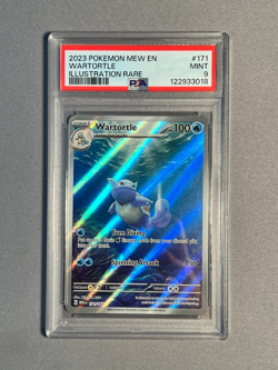 151 EVOLUTION LINE SET Blastoise Ex #200, Squirtle #170, & Wartortle #171 PSA 9 - Image 3