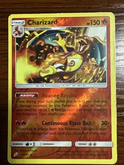 Charizard 14/181 Rare Reverse Holo Pokemon TCG Team Up - Image 1