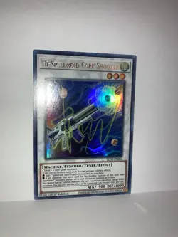 Yugioh Hi-Speedroid Cork Shooter LED8-EN004 Ultra 1st Edition NM holo - Image 1