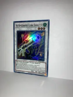 Yugioh Hi-Speedroid Cork Shooter LED8-EN004 Ultra 1st Edition NM holo - Image 3