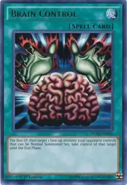 Yugioh! LP Brain Control - DUSA-EN046 - Ultra Rare - 1st Edition Lightly Played, - Image 1