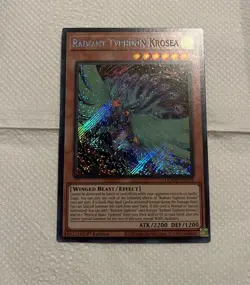 Yugioh! Radiant Typhoon Krosea Secret Rare DOOD-EN015 1st Edition NM - Image 1