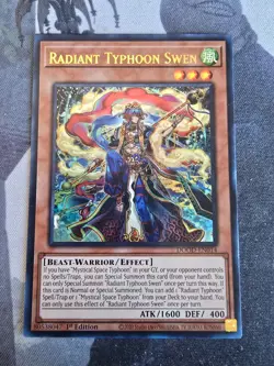 Yugioh Radiant Typhoon Swen DOOD-EN014 Ultra Rare NM 1st Edition - Image 1