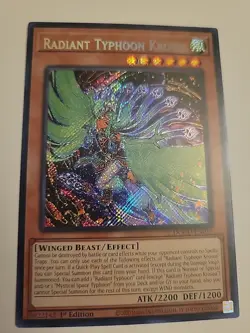 Yugioh! Radiant Typhoon Krosea Secret Rare DOOD-EN015 1st Edition NM - Image 1