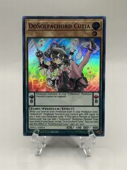 🔥Yu-Gi-Oh TCG-DoSolfachord Cutia-Ancient Guardians-ANGU-EN014-1st Ed-M/NM!🔥 - Image 1