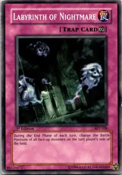 Labyrinth Of Nightmare AST-108 Yu-Gi-Oh! Light Play 1st Edition - Image 1
