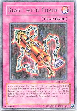 Blast With Chain DB2-EN197 Yu-Gi-Oh! Light Play Unlimited - Image 1