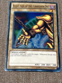 Yu-Gi-Oh! Right Arm of the Forbidden One YGLD-ENA20 Ultra Rare Unlimited LP - Image 2