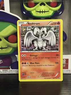 Pokemon TCG Black & White Legendary Treasures - Reshiram #28/113 Rare Holo Card - Image 1