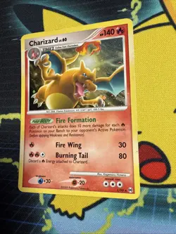 Charizard 1/99 Arceus Cracked Ice Holo Promo Rare Pokemon Card Heavily Played - Image 3