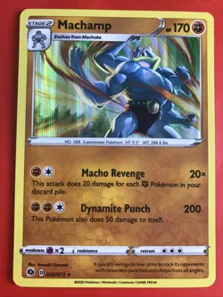 MACHAMP Stage 2 026/073 Holo Rare Lot Of 6 - Pokemon Trading Card Game Nintendo - Image 3