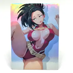 My Hero Academia Momo Yaoyorozu Goddess Anime Waifu ACG Foil Card - Image 1