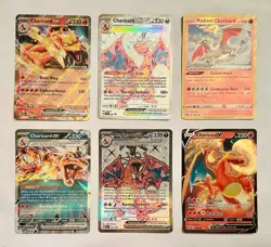 Pokemon Lot of 6 Charizard Cards Pack Fresh! - Image 1