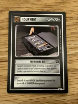 Star Trek CCG 1E Voyager Starter Equipment Engineering Kit Card - Image 1