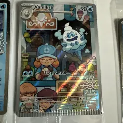 Pokemon 2023 Holiday Advent Calendar Holo Stamped Promo Cards Full Set ERROR - Image 1