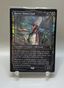 Magic The Gathering Card Rocco Street Chef (Halo Foil) Mint Condition MAT - Image 2
