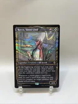 Magic The Gathering Card Rocco Street Chef (Halo Foil) Mint Condition MAT - Image 4