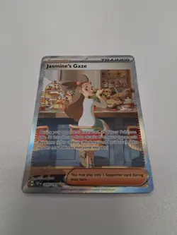 Jasmine's Gaze 245/191 Sv08: Surging Sparks Holo Pokemon Card Trainor TCG - Image 2
