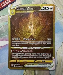 Arceus VSTAR GG70/GG70 - Crown Zenith - Gold Secret Rare Pokemon Card NM - Image 1