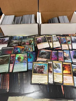 1000 Magic the Gathering MTG card lot FOILS/RARES INSTANT COLLECTION! 2 Boxs - Image 1