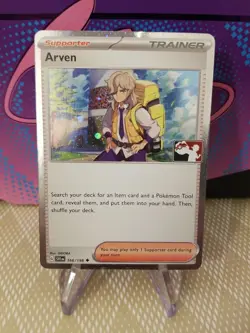 Arven Holo Pokemon Prize Pack Series 3 Promo Pokemon Card NM/LP Play Stamp - Image 1