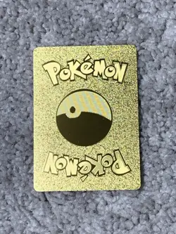 Pokemon Dragonite EX HP180 Bust In Gold Foil Fan Art Card - Image 2