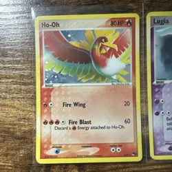 2007 Pokemon Ho-Oh + Lugia (2 Card Set) Holo Pop Series 5 Ungraded 1/17 2/17 - Image 2