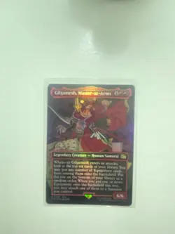 Magic The Gathering Final Fantasy Gilgamesh Master-at-Arms Borderless Foil #0338 - Image 1