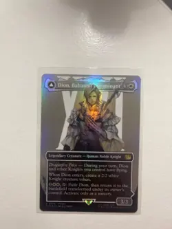 Dion, Bahamut's Dominant (Borderless) Final Fantasy Foil - Image 1