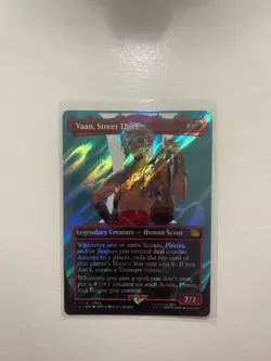 Vaan, Street Thief Borderless Surge Foil Final Fantasy MTG NM - Image 1