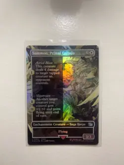 Summon: Primal Garuda 0360 (Borderless) Final Fantasy Foil mtg english - Image 1