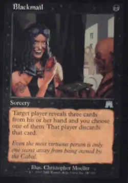 Blackmail - Onslaught: #127, Magic: The Gathering Lp R210 - Image 1