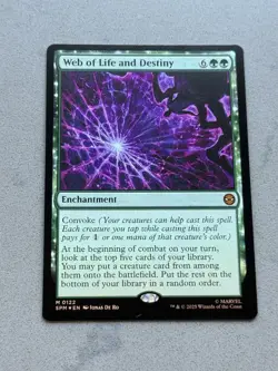 Web of Life and Destiny (Foil) #122 Mythic - MTG Marvel Spider-Man SPM - NM / M - Image 1