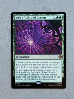 Web of Life and Destiny (Foil) #122 Mythic - MTG Marvel Spider-Man SPM - NM / M - Image 3