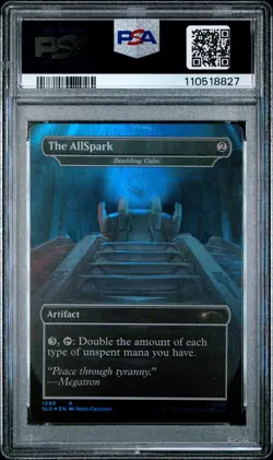 2022 MTG SECRET LAIR DROP FOIL #1080 THE ALLSPARK PSA 10 - Image 2