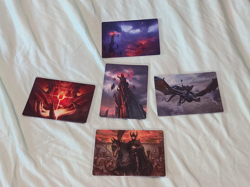 MTG "LOTR" Art Series x5 Sol Ring/Lord of the Nazgul/Barad Dur - Image 1