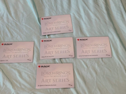 MTG "LOTR" Art Series x5 Sol Ring/Lord of the Nazgul/Barad Dur - Image 2