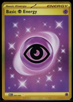 Pokemon 151 Psychic Energy Secret Rare Gold 207/165 Scarlet & Violet NM - Image 1