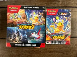 Pokemon Surging Sparks Booster Bundle Build And Battle Brand New Sealed - Image 1