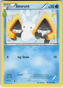 Pokemon Snorunt RC7/RC32 Generations: Radiant Collection Common NM - Image 1