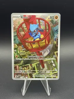 Riolu 010 Pokemon Mega Evolution Black Star Promo NM - 2 - Image 1
