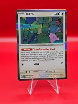 Ditto Holo Rare SV: Scarlet & Violet 151 132/165 NM Pokemon NM - Image 1