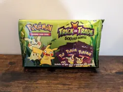 Pokemon TCG 2023 Trick or Trade Halloween Factory Sealed BOOster Bundle 50 Packs - Image 1