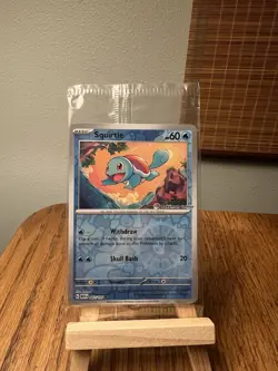 Pokemon Center Stamped Reverse Holo Squirtle Promo 007/165 Pokemon 151 Sealed - Image 1